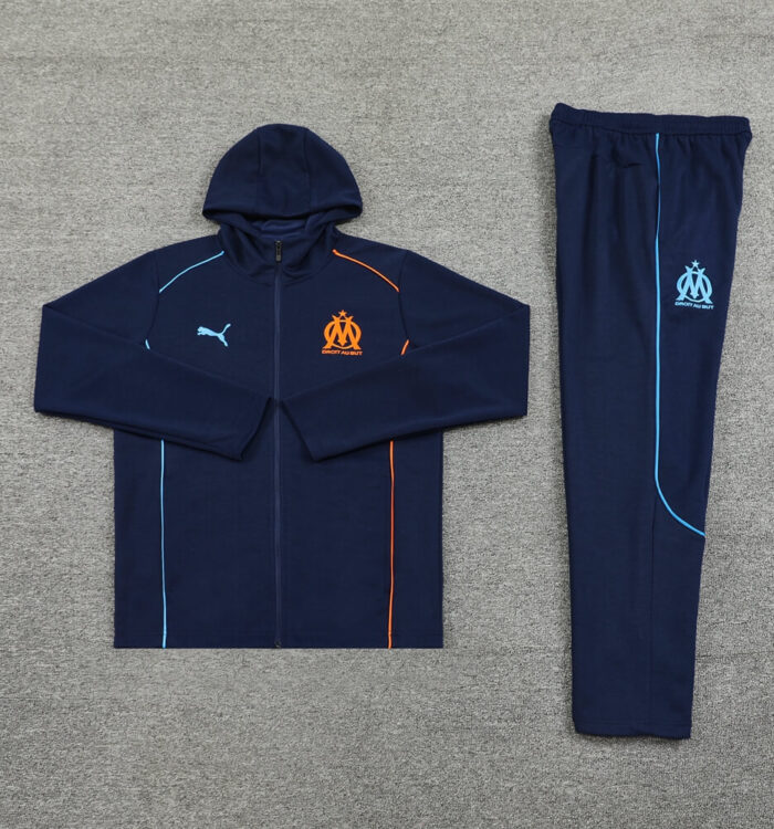 Olympique de Marsella 2024-2025 Chaqueta con Capucha