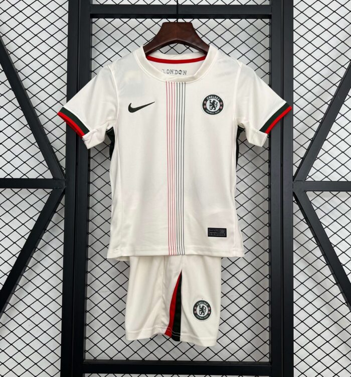 Chelsea 2025-2026 Visitante Niño