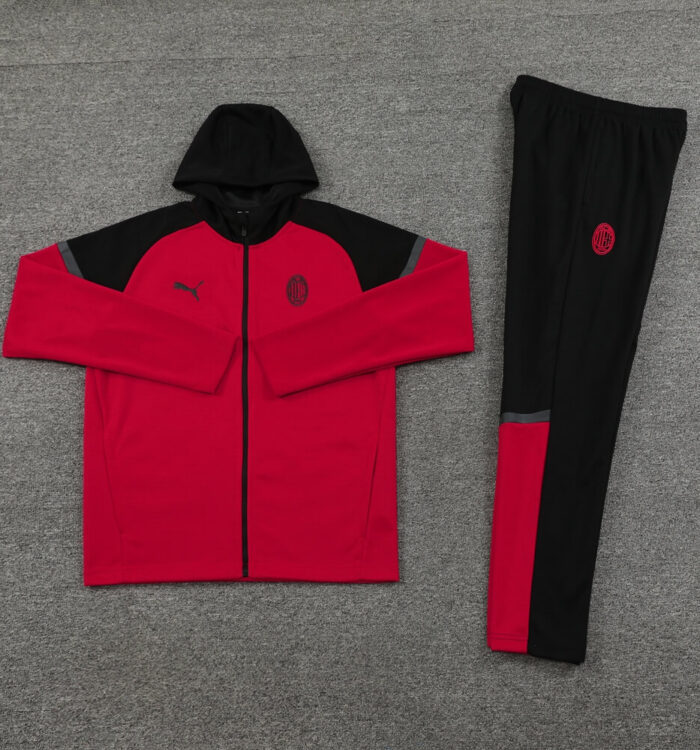 AC Milán 2024-2025 Chaqueta con Capucha