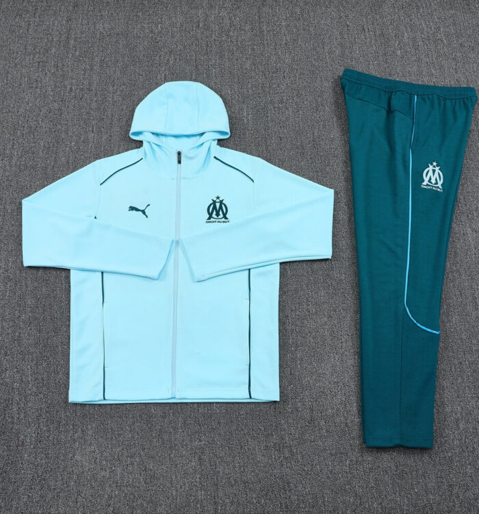 Olympique de Marsella 2024-2025 Chaqueta con Capucha