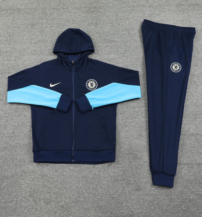 Chelsea 2024-2025 Chaqueta con Capucha Entrenamiento